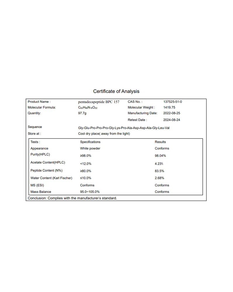 BPC-157 + KPV Blend (5mg/5mg)